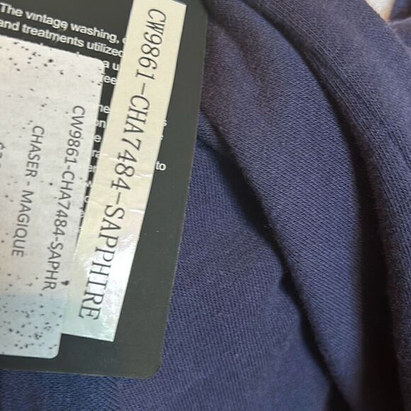 Chaser Brand Women's S Magique Embroidered Hoodie Sweatshirt Saphire Blue New - Picture 6 of 8